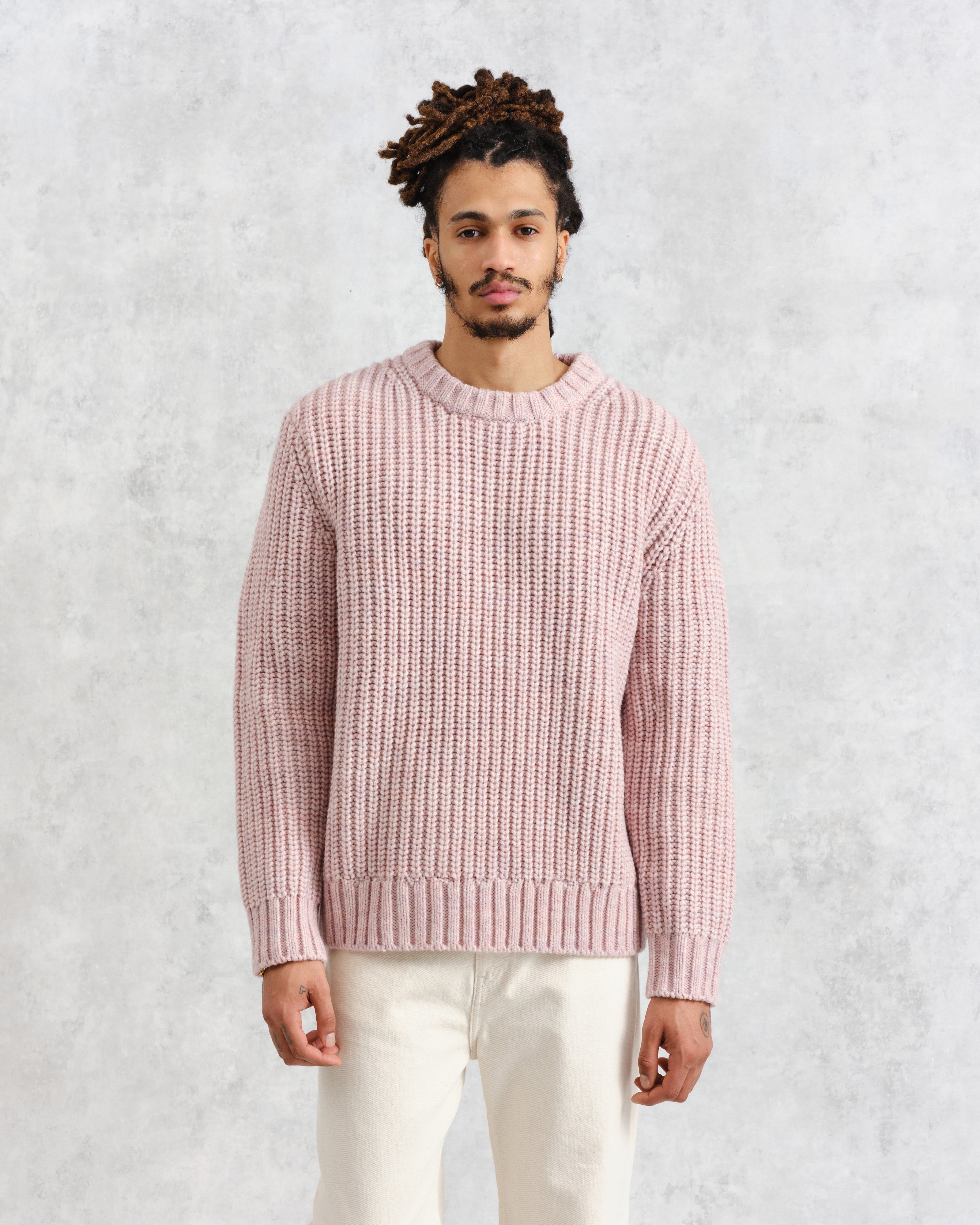 Wilde - Pink Heavyweight Knit Jumper