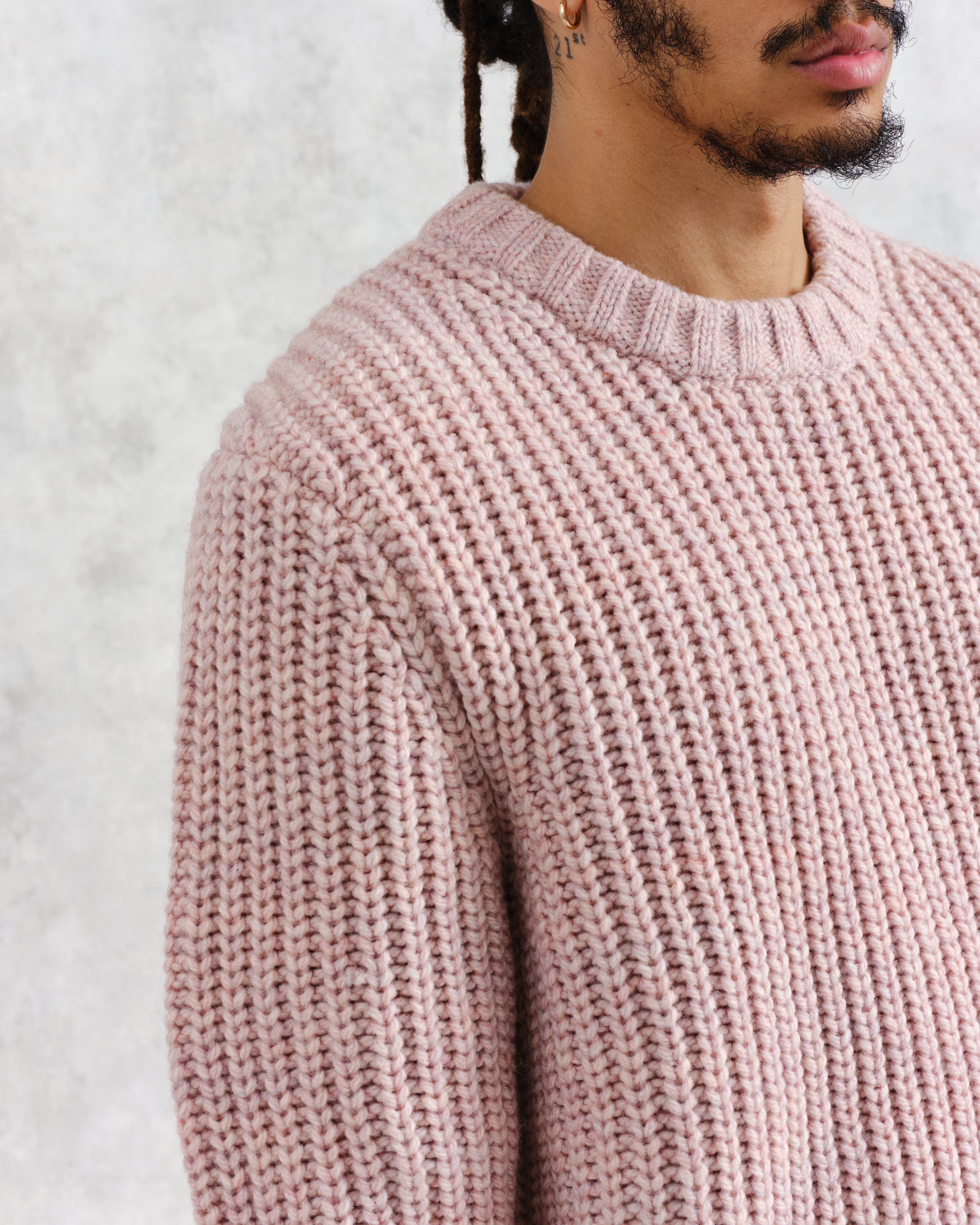 Wilde - Pink Heavyweight Knit Jumper