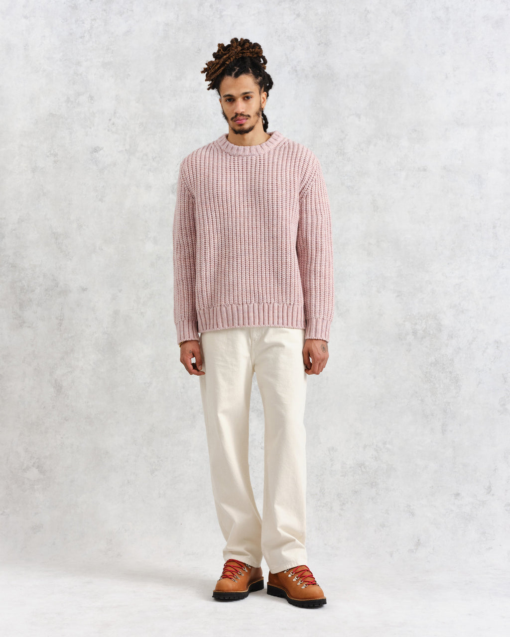 Wilde - Pink Heavyweight Knit Jumper