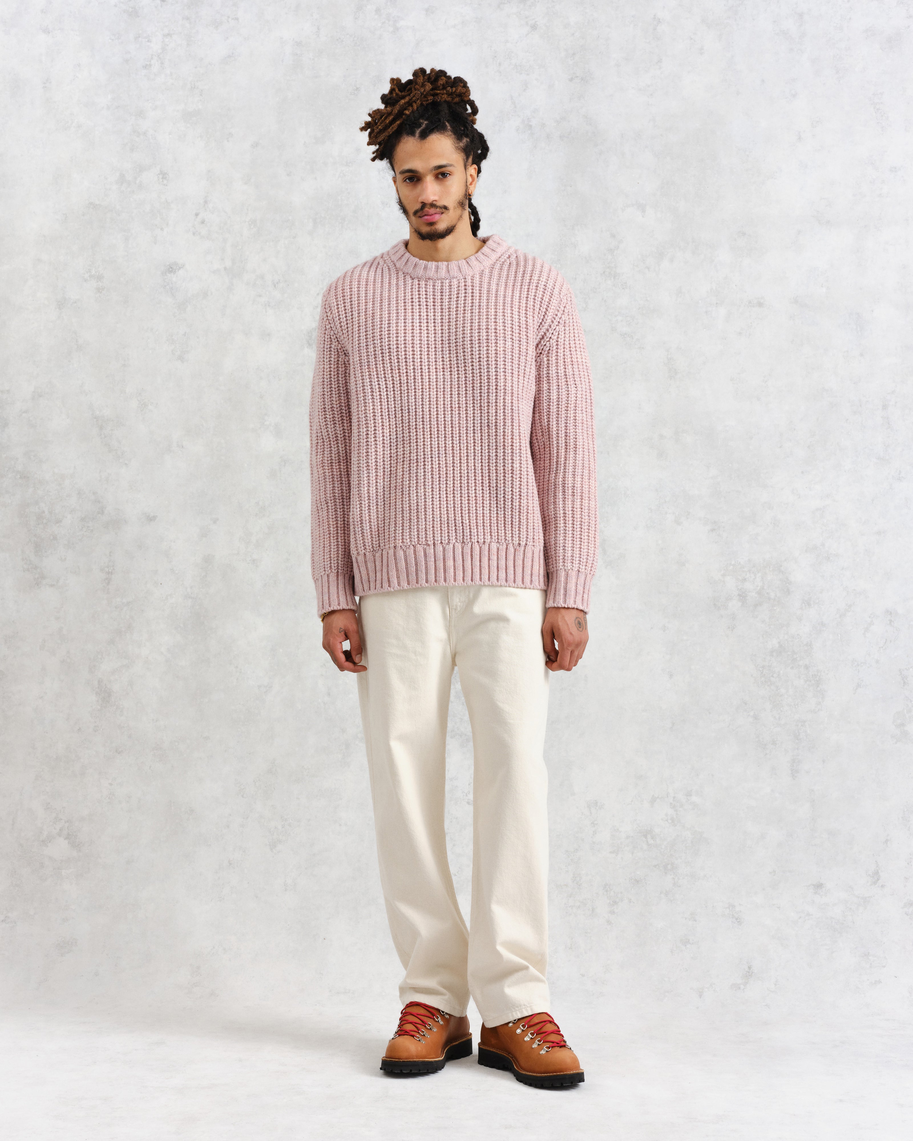 Wilde - Pink Heavyweight Knit Jumper
